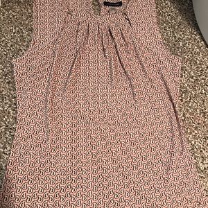 NWT Tommy Hilfiger Pale Pink Print Shell
